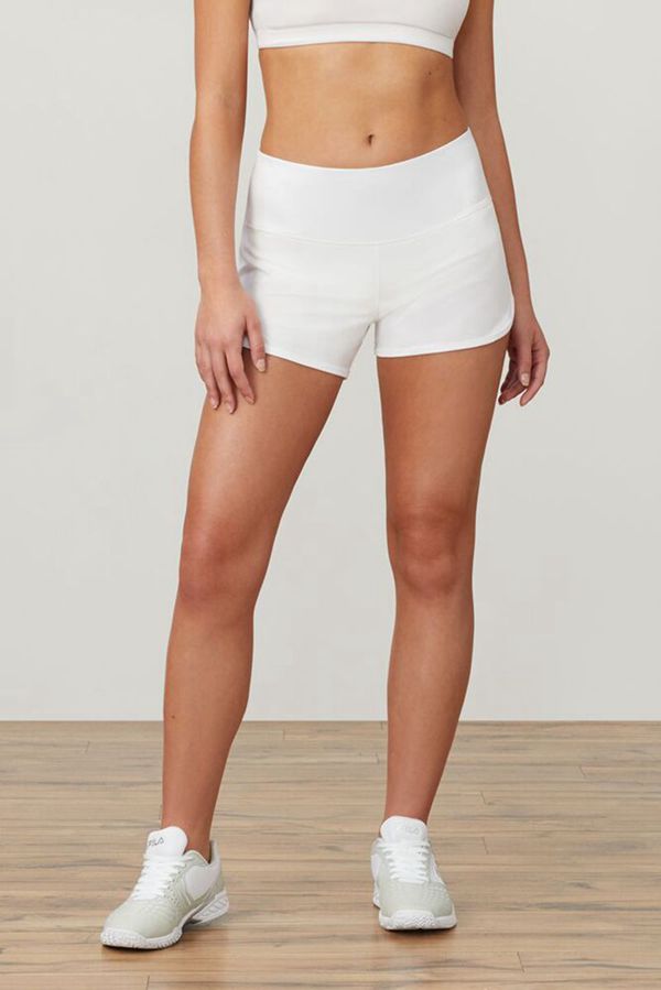 Fila Essentials Stretch Woven Women's Shorts - White,NZ 35-93840